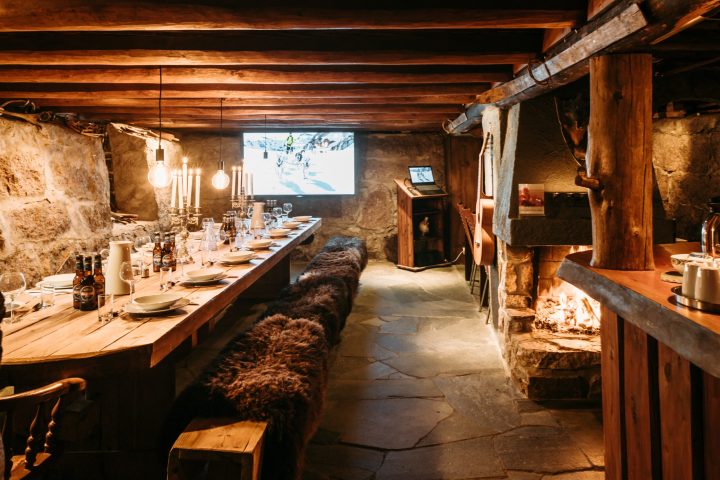 Authentic stone cellar